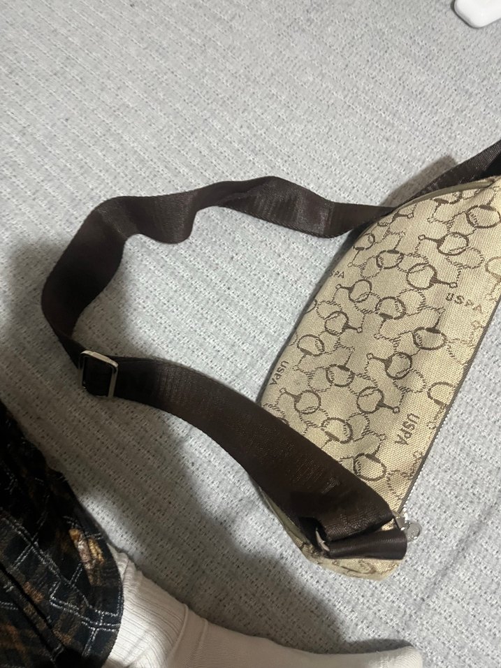 Us Polo Assn Desenli Kadın Bel Çantası - Görsel 3