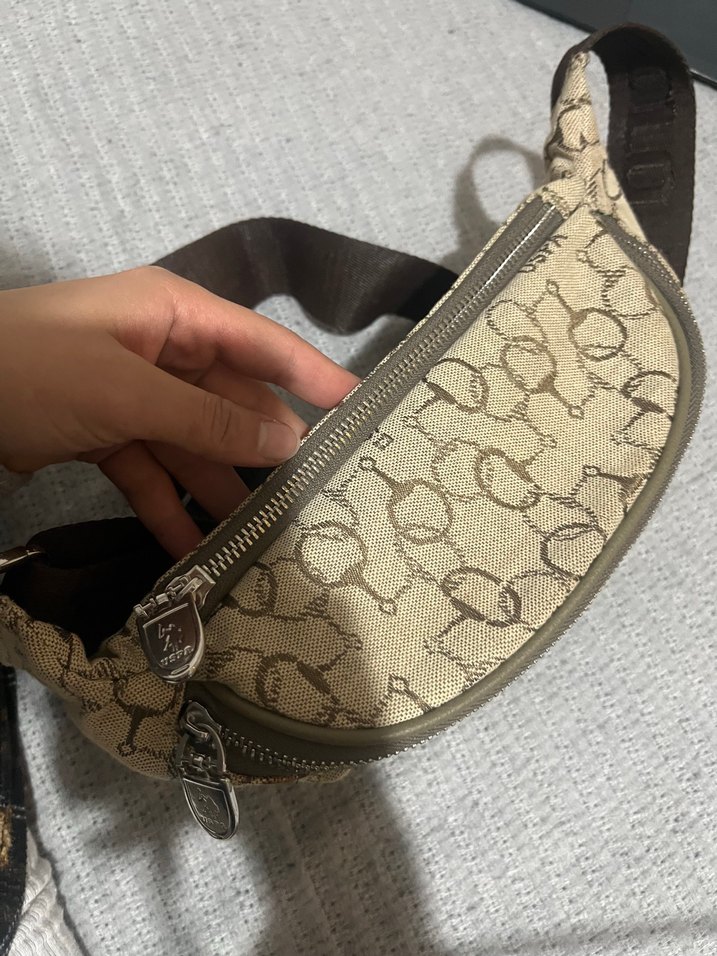 Us Polo Assn Desenli Kadın Bel Çantası - Görsel 2