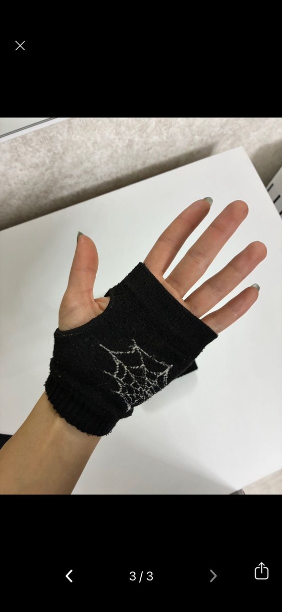 goth punk eldiven - Görsel 3