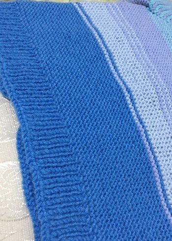 Erkek Çocuk Mavi Bohem Örgü Hırka - Görsel 5