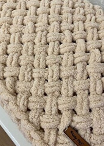 Sarı Örgü Çocuk Battaniyesi - Görsel 3