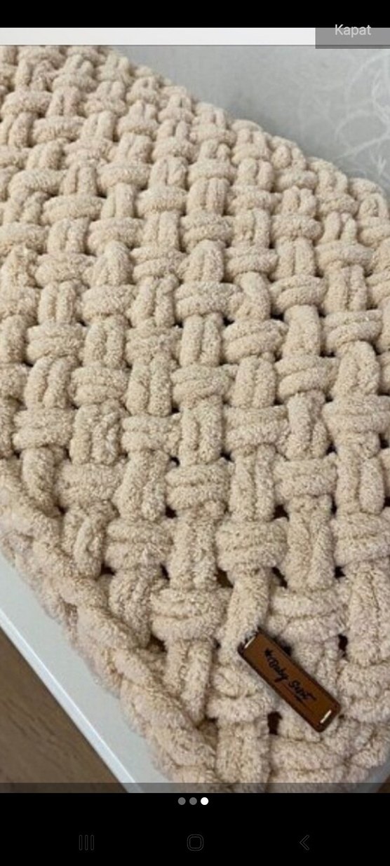 Sarı Örgü Çocuk Battaniyesi - Görsel 3