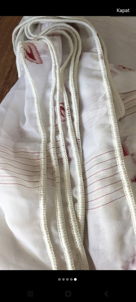 Nakışlı Beyaz Nevresim Takımı - Görsel 5