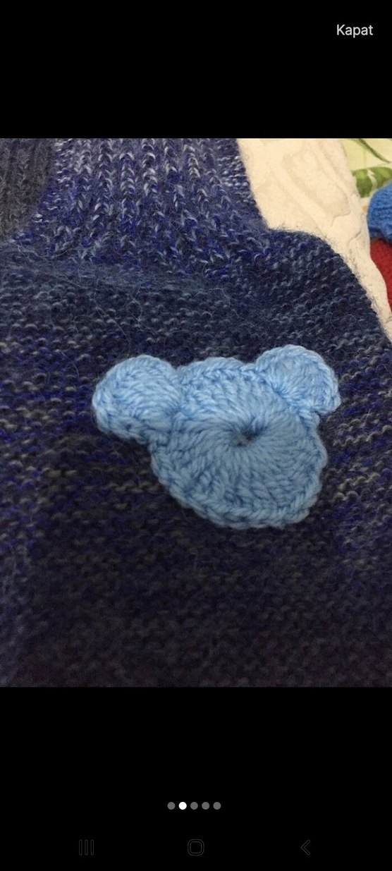 Erkek Çocuk Lacivert Düğmeli Triko Hırka - Görsel 3