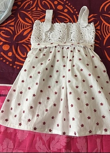 4 Yaş Beden çeşitli Renk El yapımı kız çocuk elbise 
