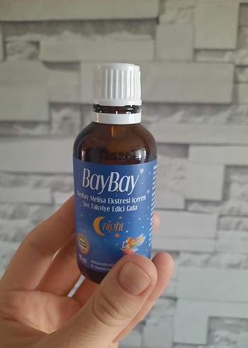 BayBay Night Melisa Ekstreli Takviye Sıvı 50 ml