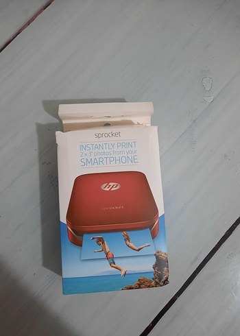 HP Sprocket Taşınabilir Kırmızı Fotoğraf Yazıcısı - Görsel 9