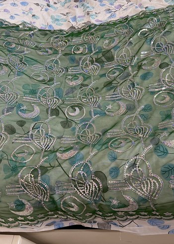 Yeşil Damat duvak seti - Görsel 3