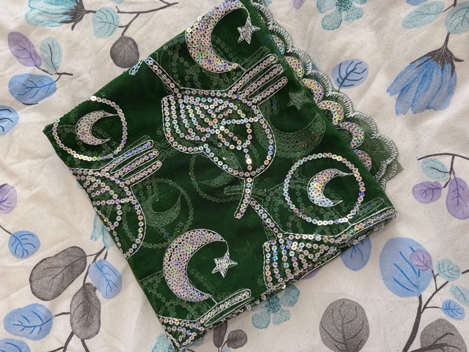 Yeşil Damat duvak seti - Görsel 4