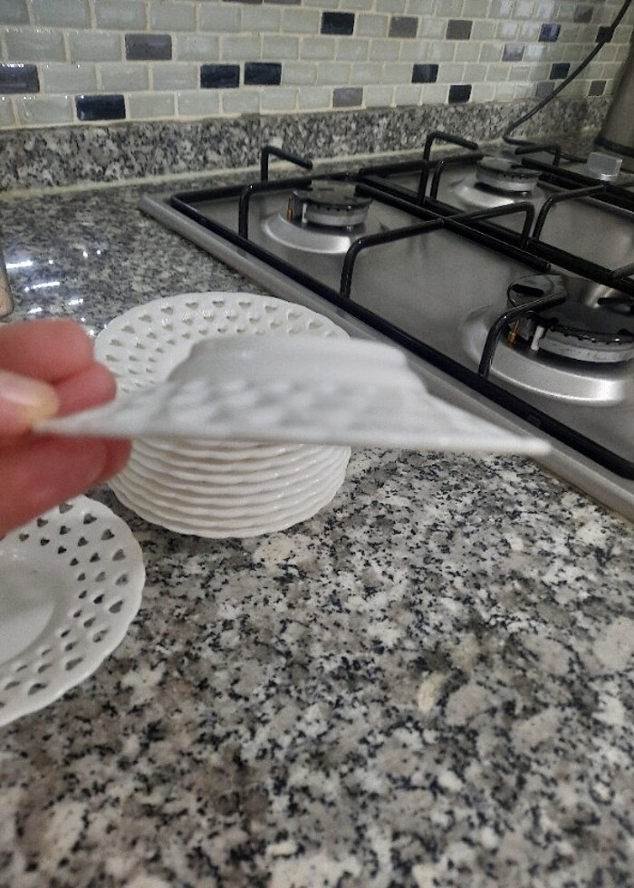 Plastik çay tabağı  - Görsel 4