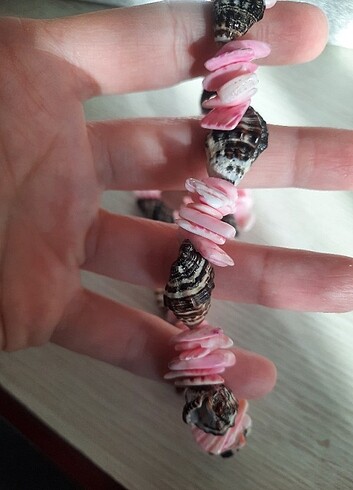 Deniz kabuğu kolye - Görsel 2