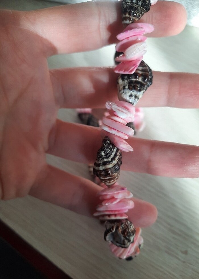 Deniz kabuğu kolye - Görsel 2