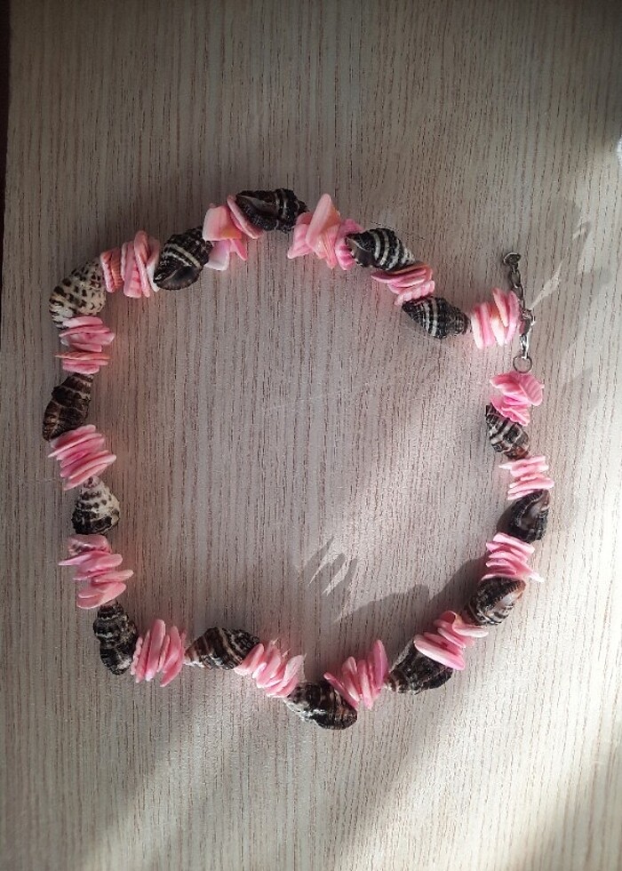 Deniz kabuğu kolye - Görsel 3