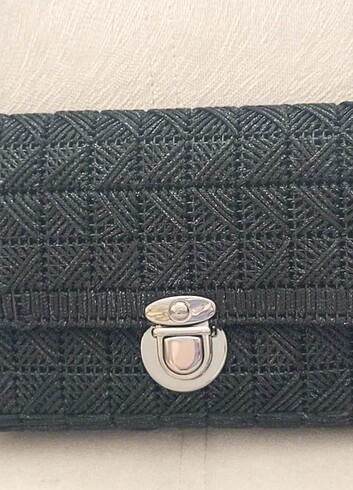 Beden siyah Renk Canvas el yapımı kol çantası
