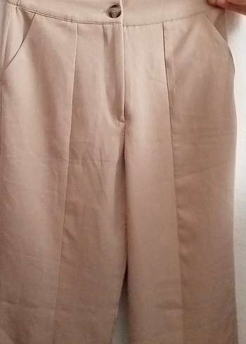 Bej Kadın Kumaş Pantolon