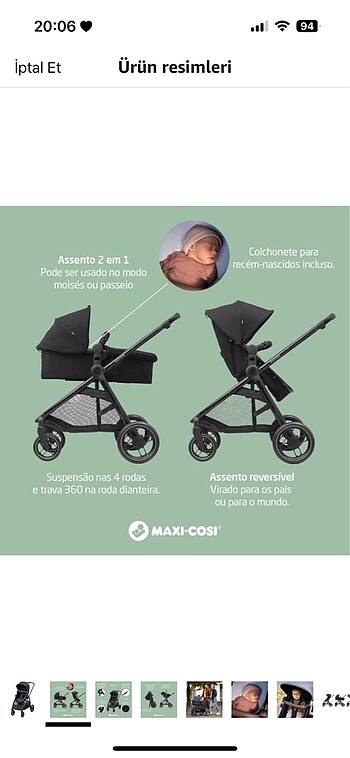Maxi Cosi Maxi Cosi Zelia 3 Bebek Arabası