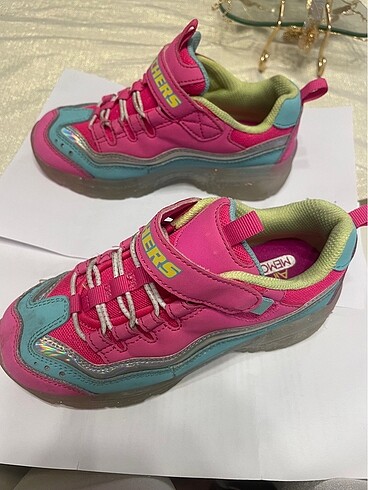 Skechers Skechers d?lite pembe çocuk ayakkabı