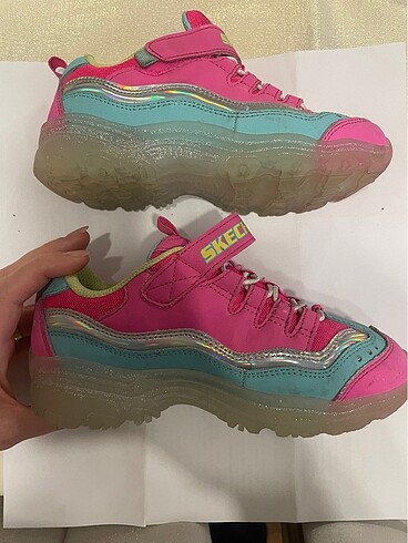 31 Beden pembe Renk Skechers d?lite pembe çocuk ayakkabı