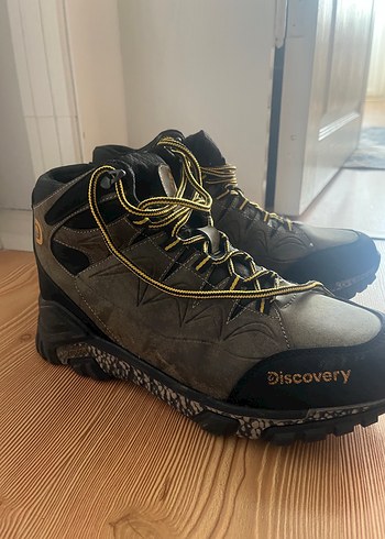 Gri Yılan Desenli Erkek Outdoor Bot - Görsel 3