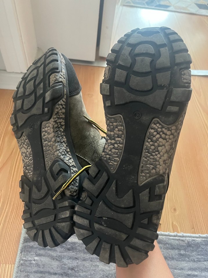 Gri Yılan Desenli Erkek Outdoor Bot - Görsel 5