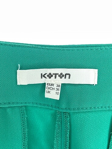 38 Beden yeşil Renk Koton Midi Etek %70 İndirimli.