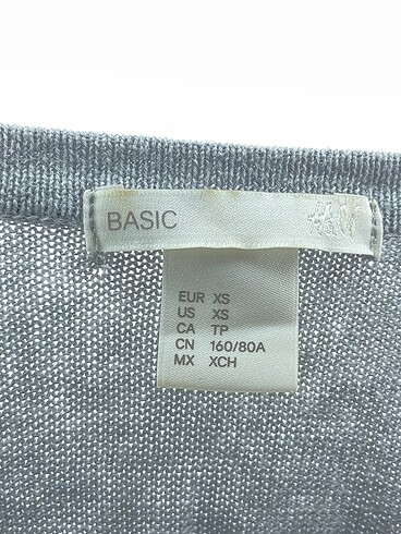 xs Beden gri Renk H&M Hırka %70 İndirimli.