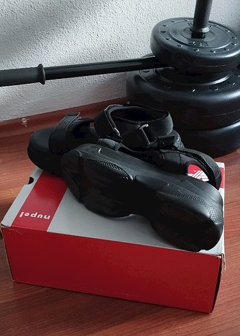 38 Beden Siyah Kadın Spor Platform Sandalet