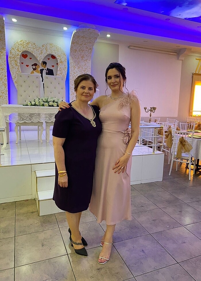 Pembe abiye - Görsel 2