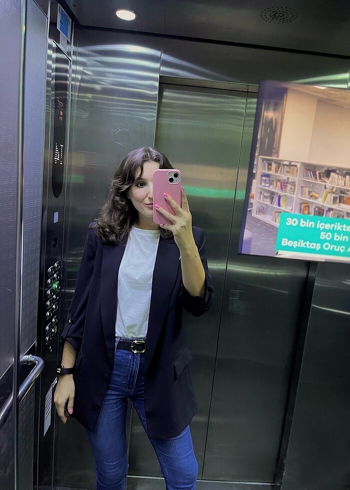 Siyah blazer - Görsel 4