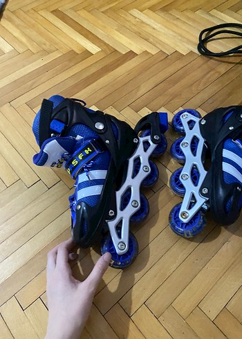 38 Beden Renkli Mavi Erkek Spor Patenler