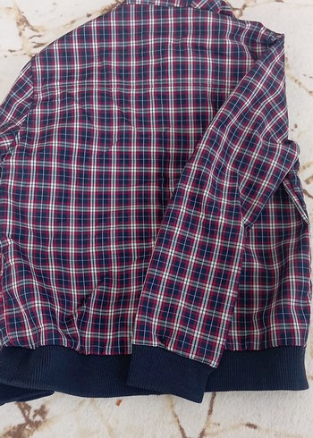 Zara Kapüşonlu Ekoseli Fermuarlı Erkek Çocuk Ceketi