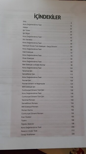  Beden Ayt edebiyat test kitabı 