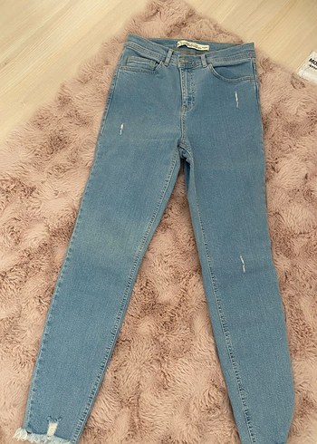 LC Waikiki Mavi Kadın Denim Pantolon