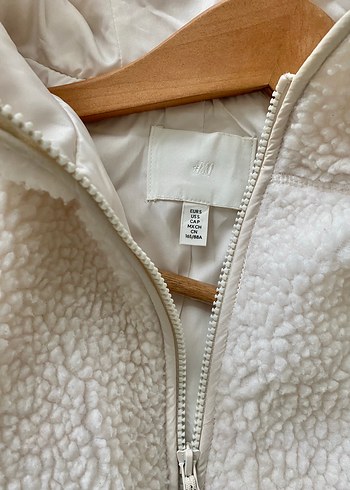 s Beden beyaz Renk H&m peluş mont