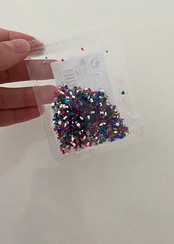 Renkli minik taşlar  Tırnak Süslemeleri - Görsel 2