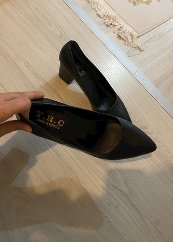 Siyah Kadın Topuklu ayakkabı - Görsel 3