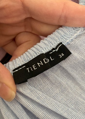 Çiçek işlemeli keten elbise - Görsel 7