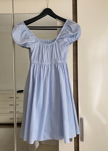 Çiçek işlemeli keten elbise - Görsel 5