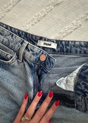 34 Beden mavi denim şort