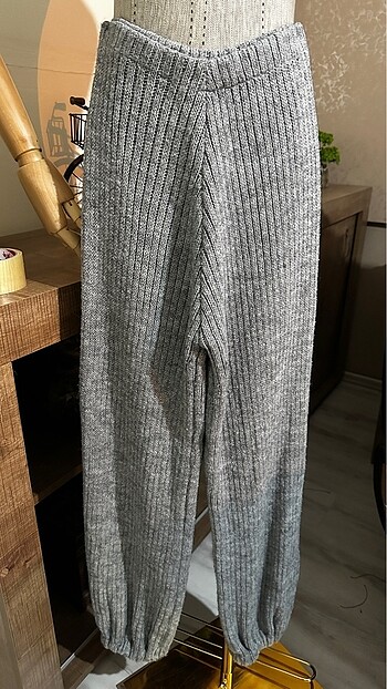 Zara Triko Yüksel bel eşofman pantolon