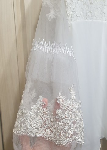 Dantel Detaylı Beyaz Kadın Bluz - Görsel 4