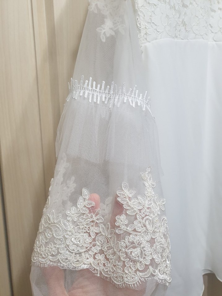 Dantel Detaylı Beyaz Kadın Bluz - Görsel 4