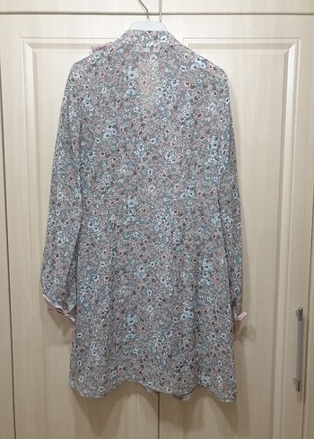 Uzun Kollu Fırfırlı Bohem Elbise - Görsel 2