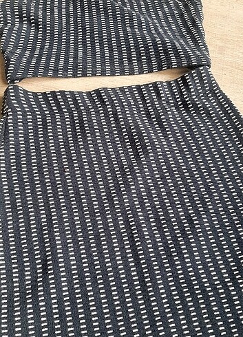 s Beden lacivert Renk Etek crop kombin 