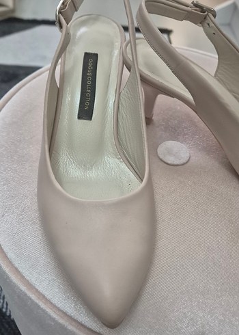 Diğer Bej Stiletto Topuklu Kadın Abiye Ayakkabı