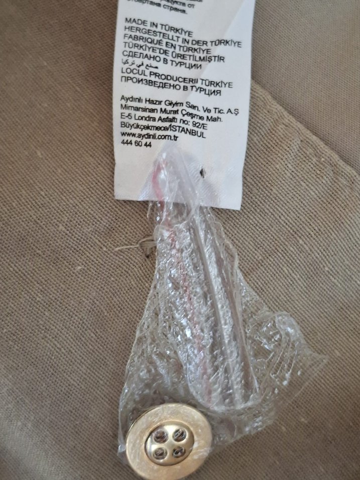 Bej Kadın Keten Midi Şort - Görsel 5