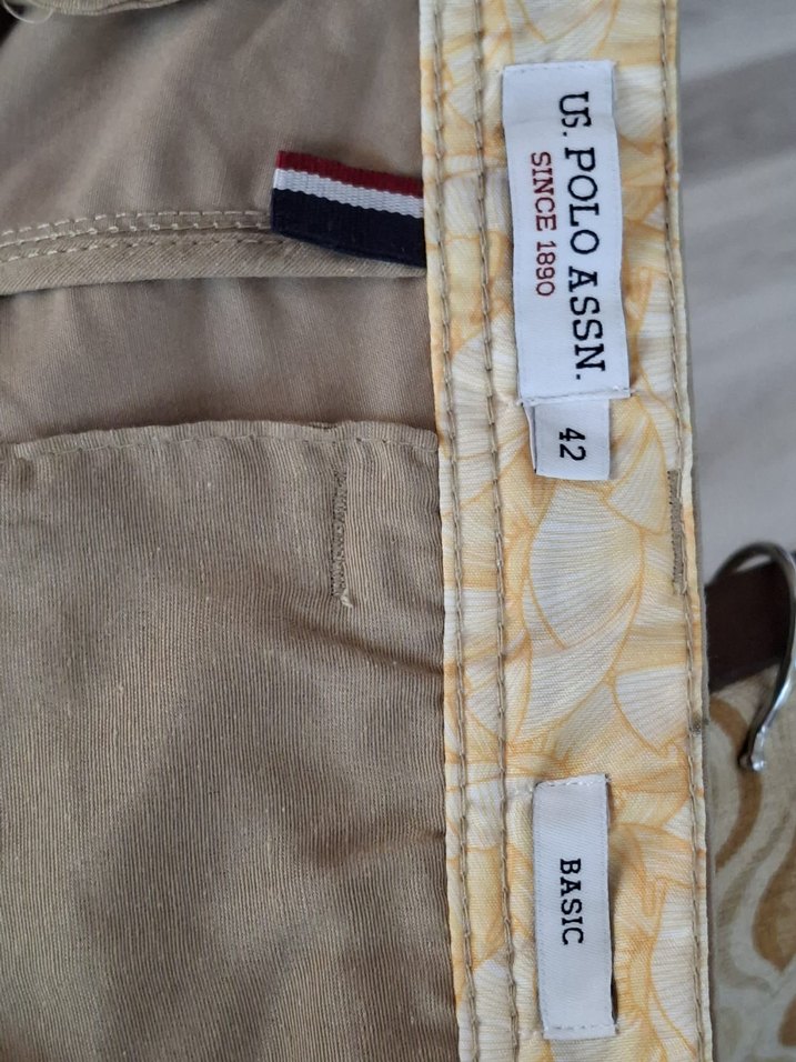 Bej Kadın Keten Midi Şort - Görsel 3