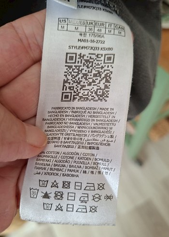 Guess Gri Uzun Kollu Erkek Sweatshirt - Görsel 3