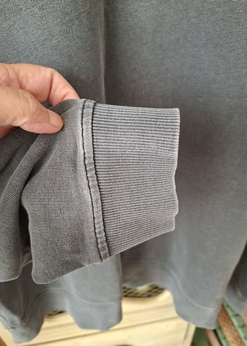 Guess Gri Uzun Kollu Erkek Sweatshirt - Görsel 6