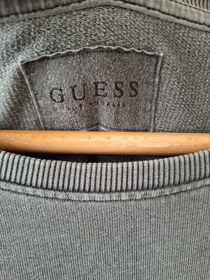 Guess Gri Uzun Kollu Erkek Sweatshirt - Görsel 5